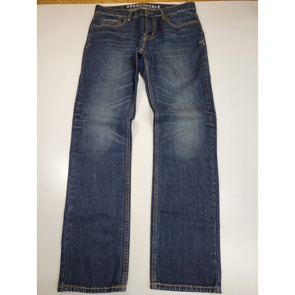 Aeropostale Rivington Skinny Jeans Men's 32x32 Dark Wash Cotton Denim 32x31